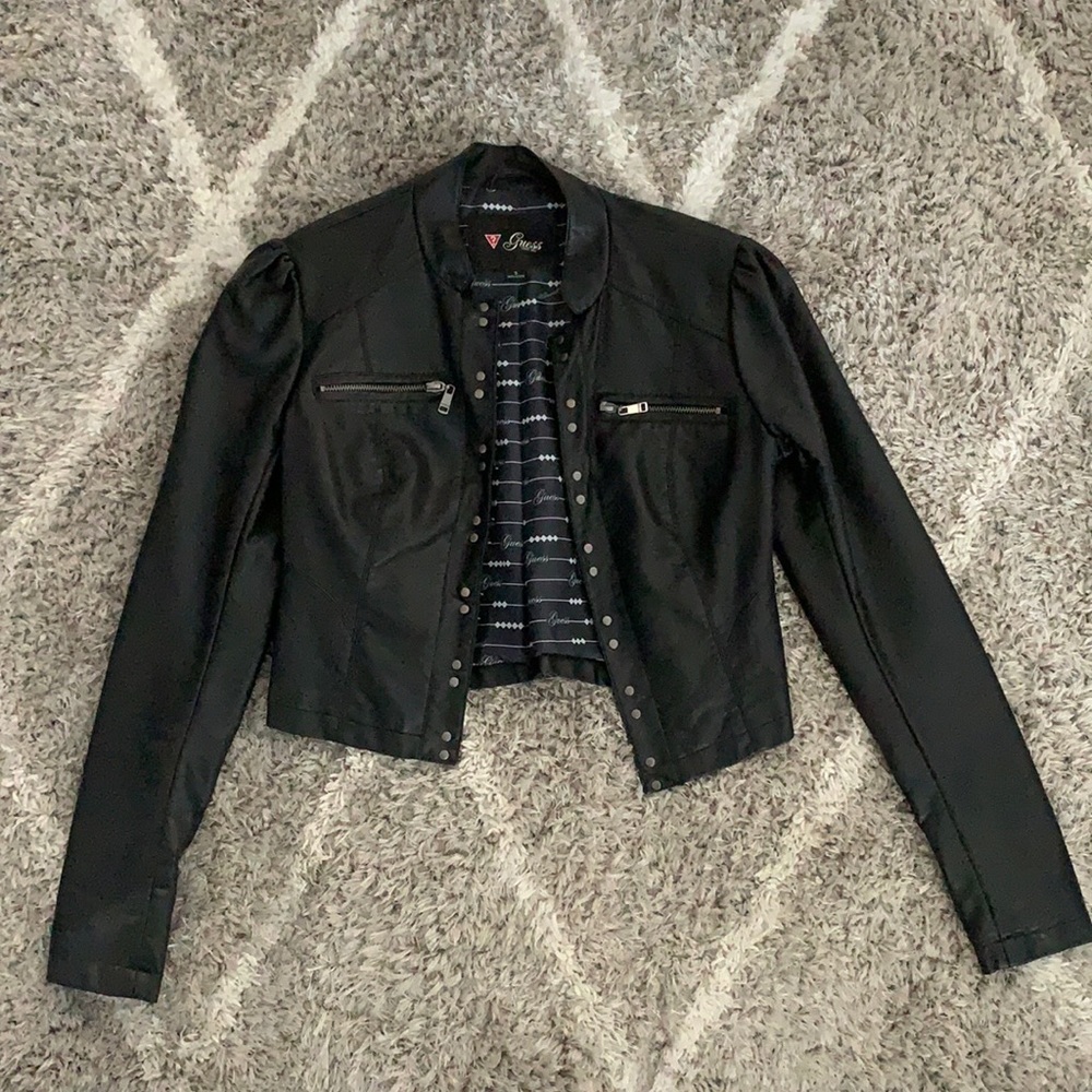 Guess faux leather jacket
